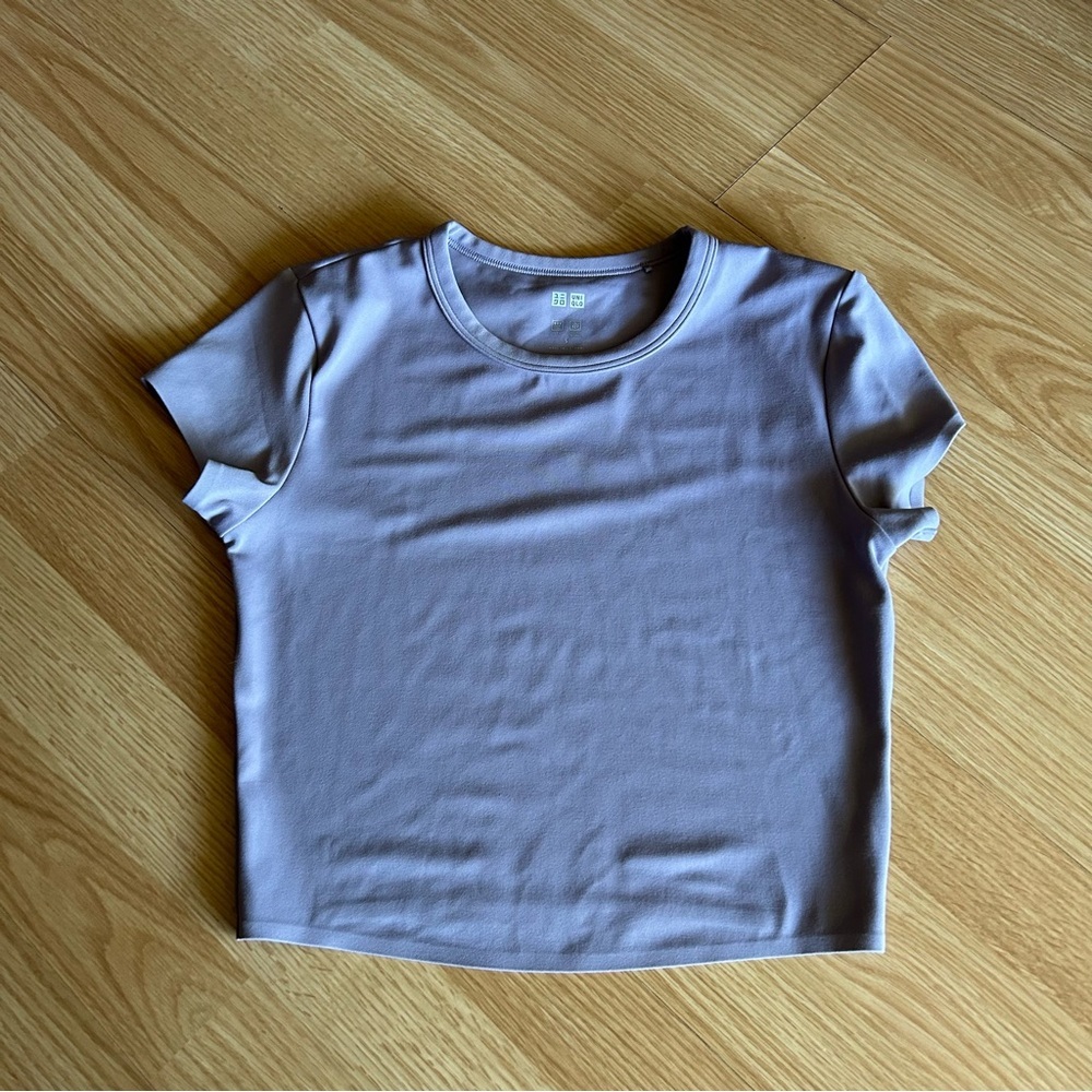 Uniqlo AIRism Soft Cropped Shirt Women’s Small